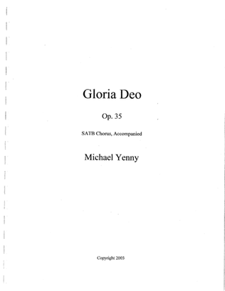 Gloria Deo, op. 35