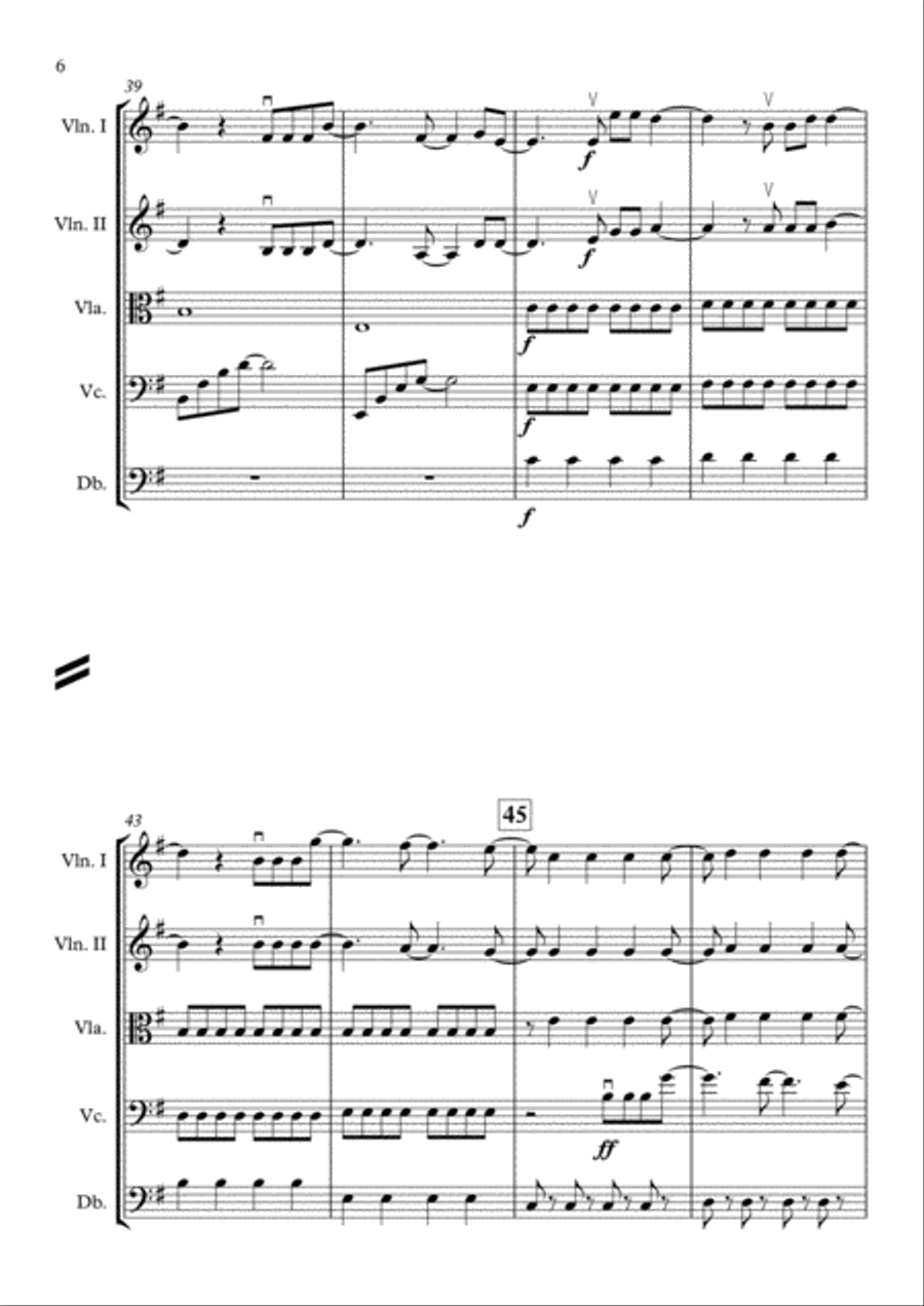 Titanium String Orchestra scores gallery preview page 6
