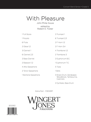 With Pleasure - Full Score