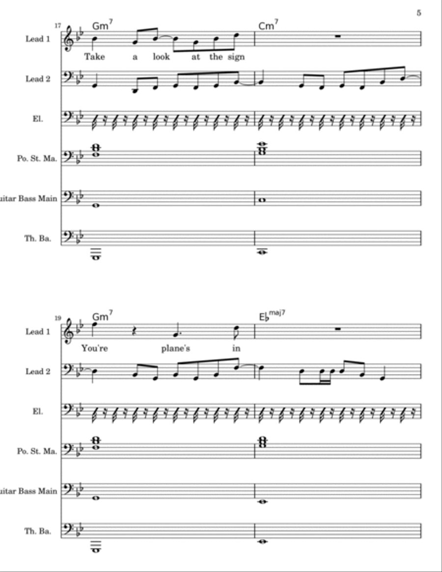 Living The Dream Voice scores gallery preview page 5