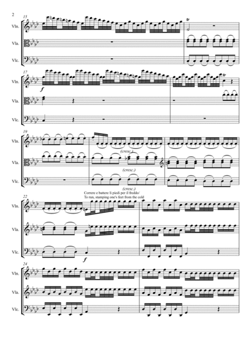Vivaldi: Winter (complete) for string trio