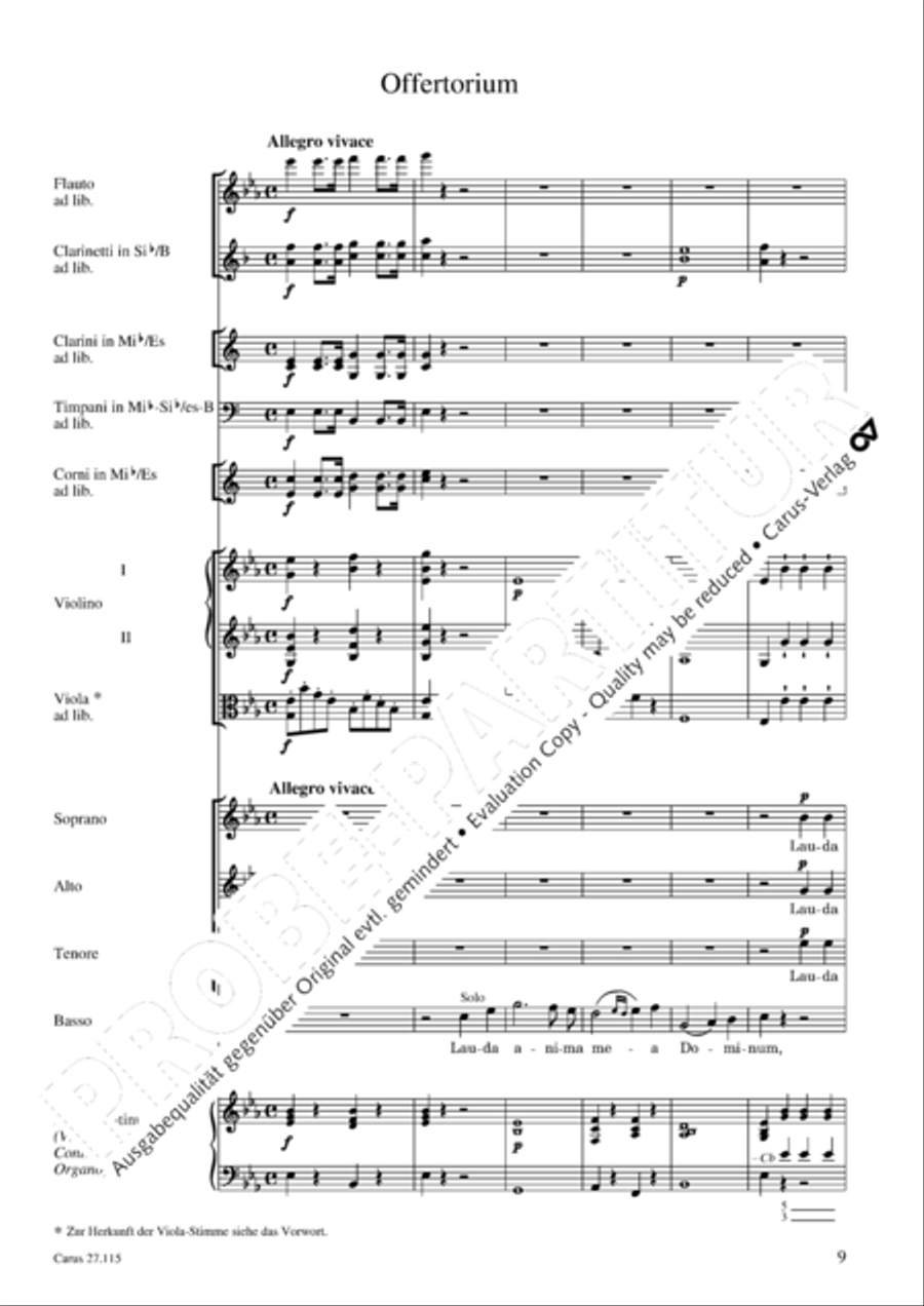 Exaudi, Domine 4-Part scores gallery preview page 10
