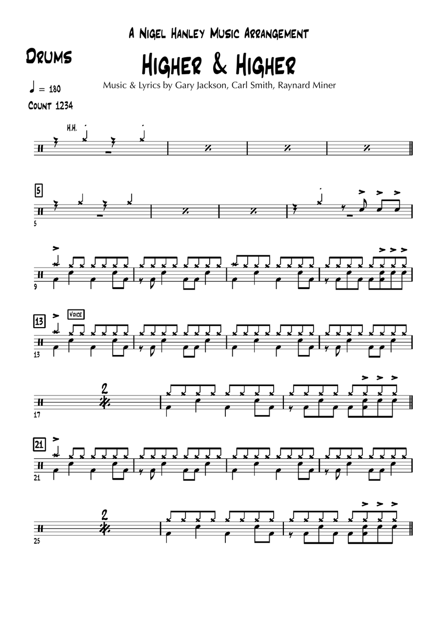 (your Love Has Lifted Me) Higher And Higher Jazz Ensemble scores gallery preview page 5
