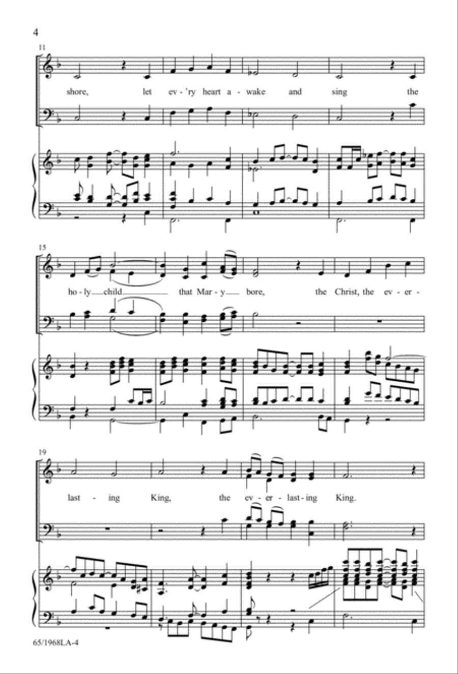 The Word Made Flesh 4-Part scores gallery preview page 6