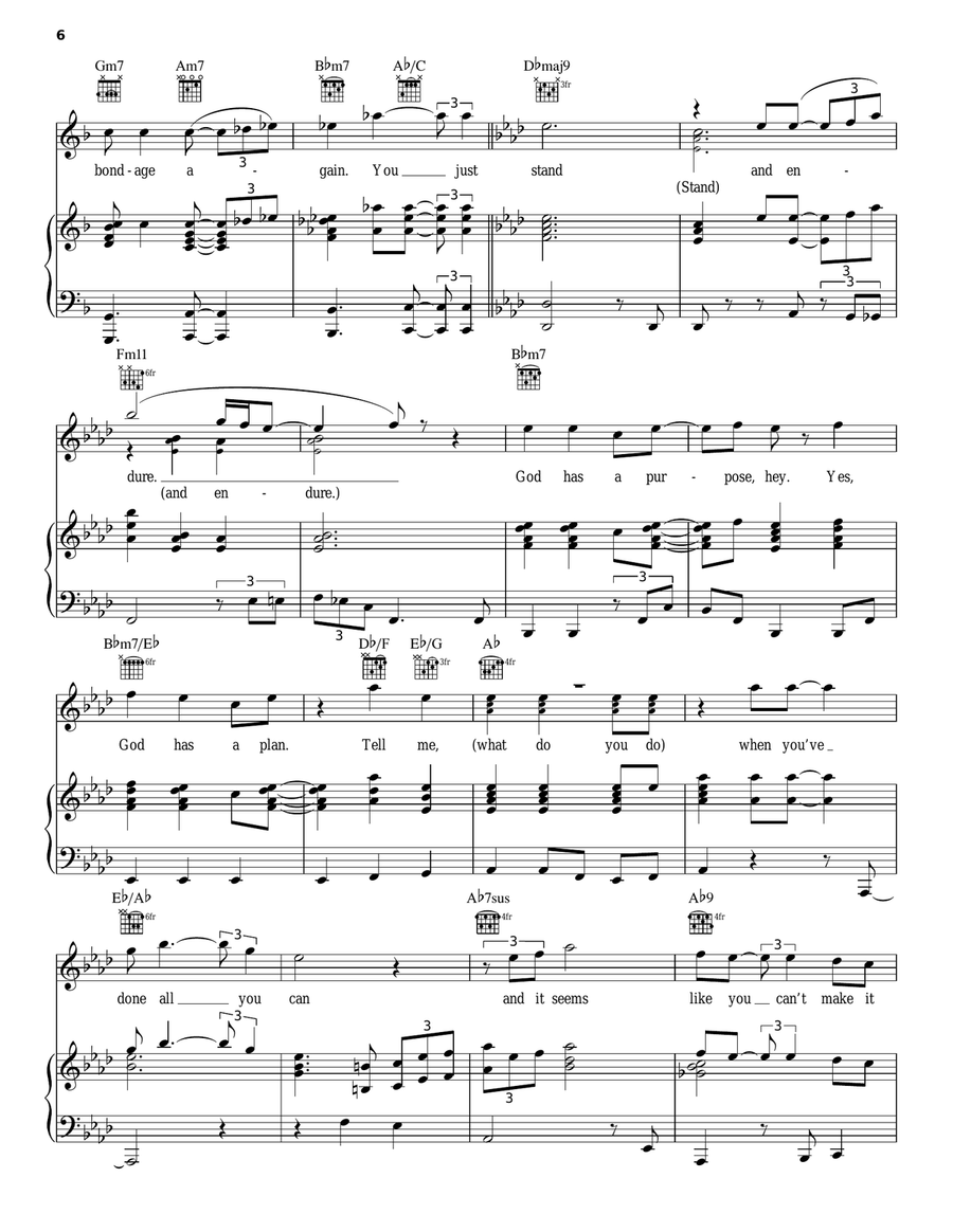 Stand Acoustic Guitar scores gallery preview page 6