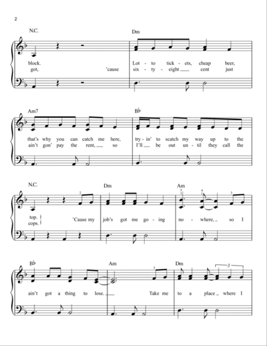 Liquor Store Blues Voice scores gallery preview page 2