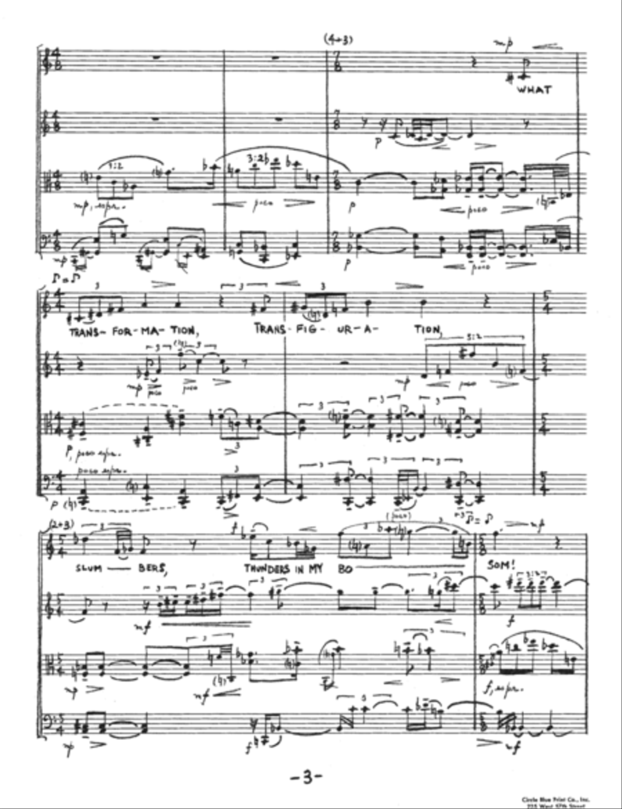 [Blank] Esther's Monologue Small Ensemble scores gallery preview page 6