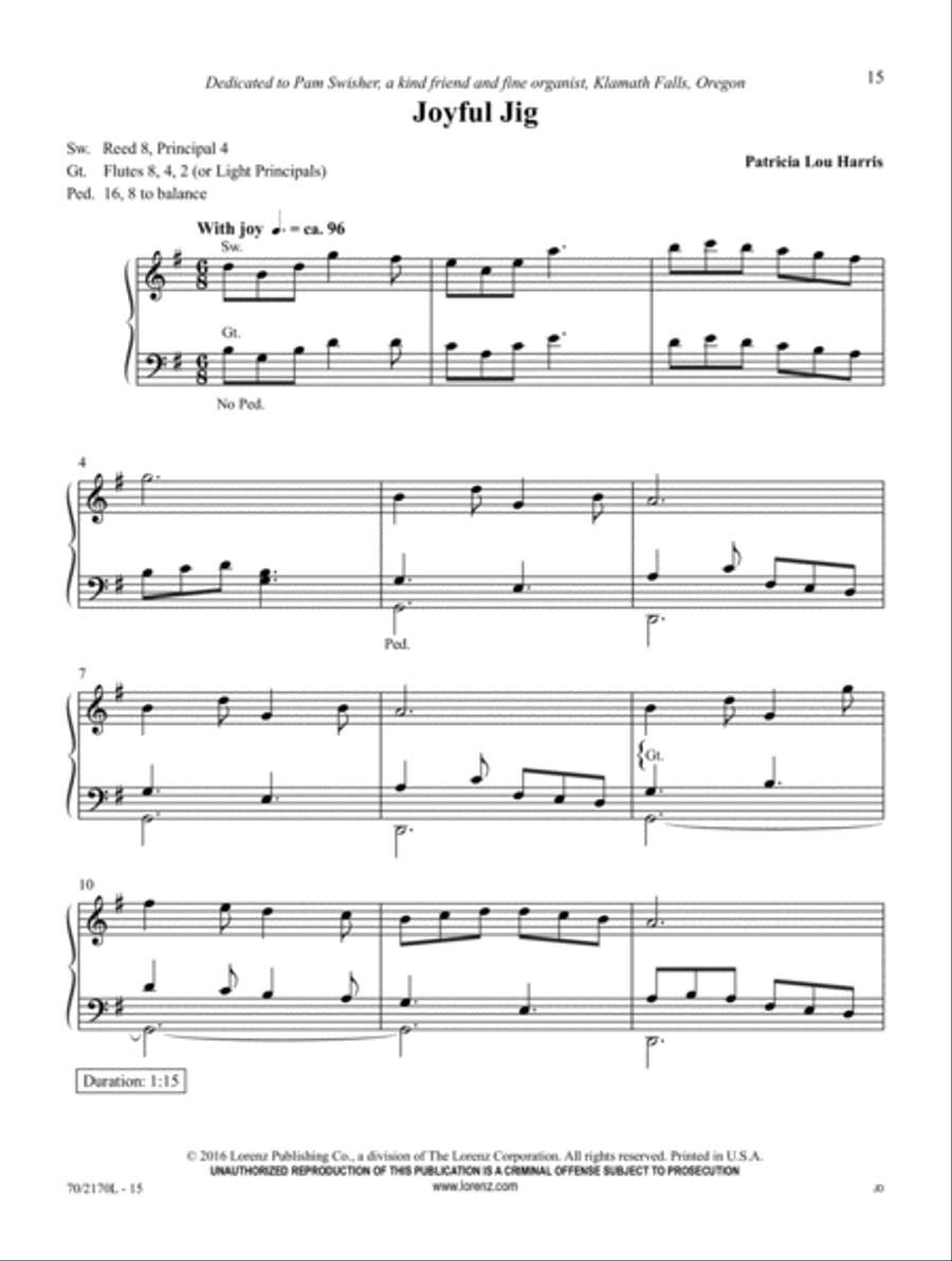 Pick Up & Play Organ Solo scores gallery preview page 11