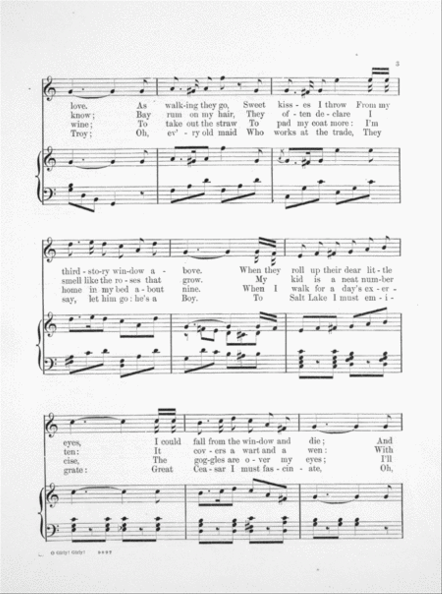 Oh! Girly, Girly Voice scores gallery preview page 3