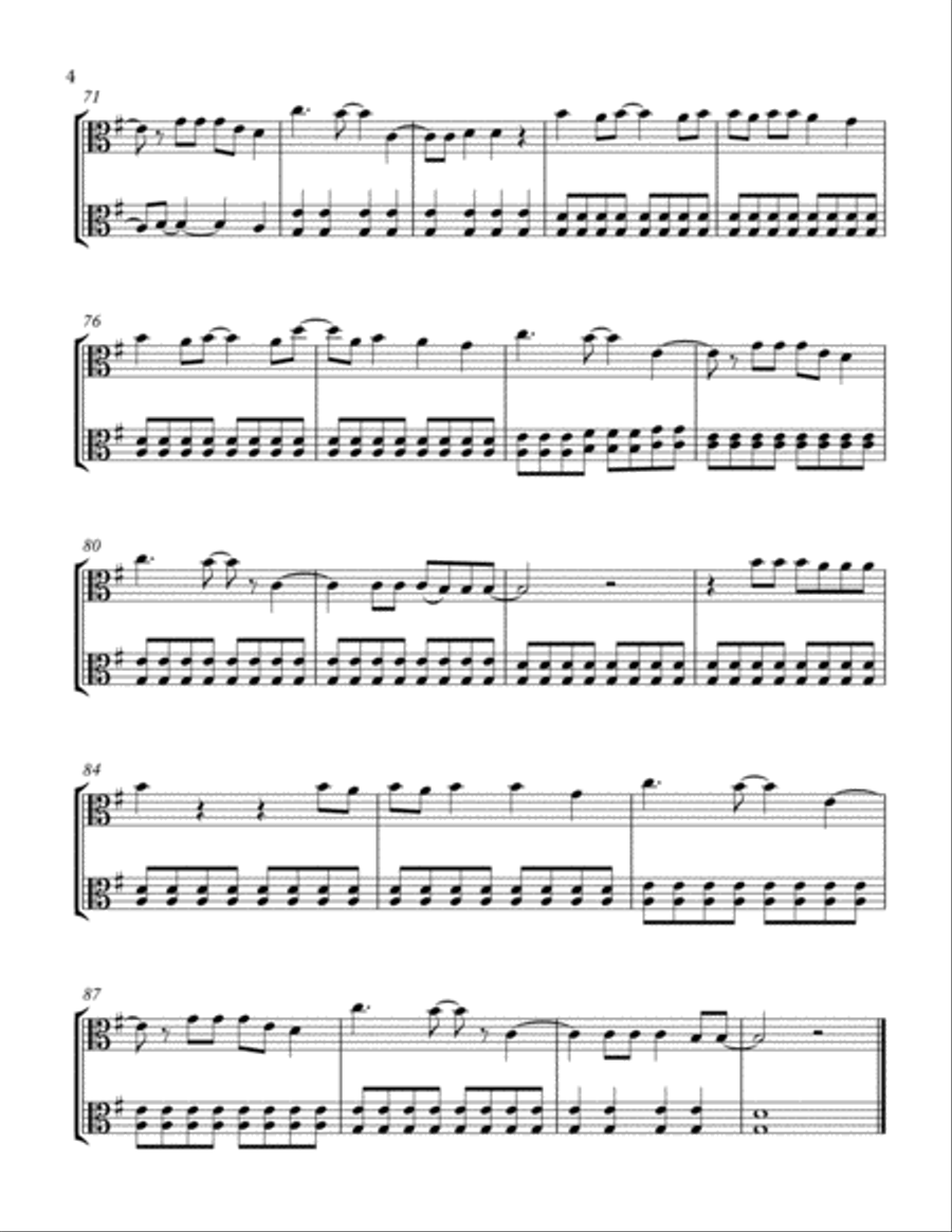You Belong With Me String Duet scores gallery preview page 5