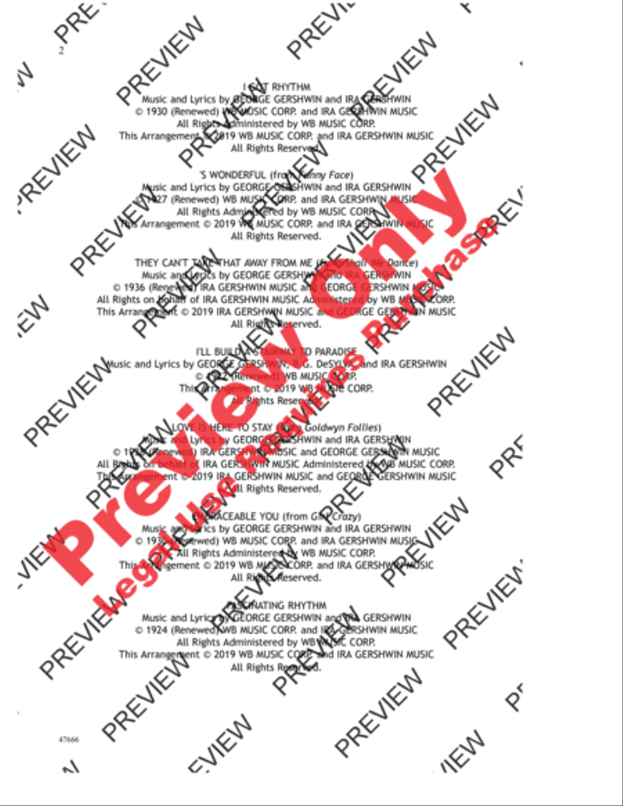 I Got Gershwin! 3-Part scores gallery preview page 2