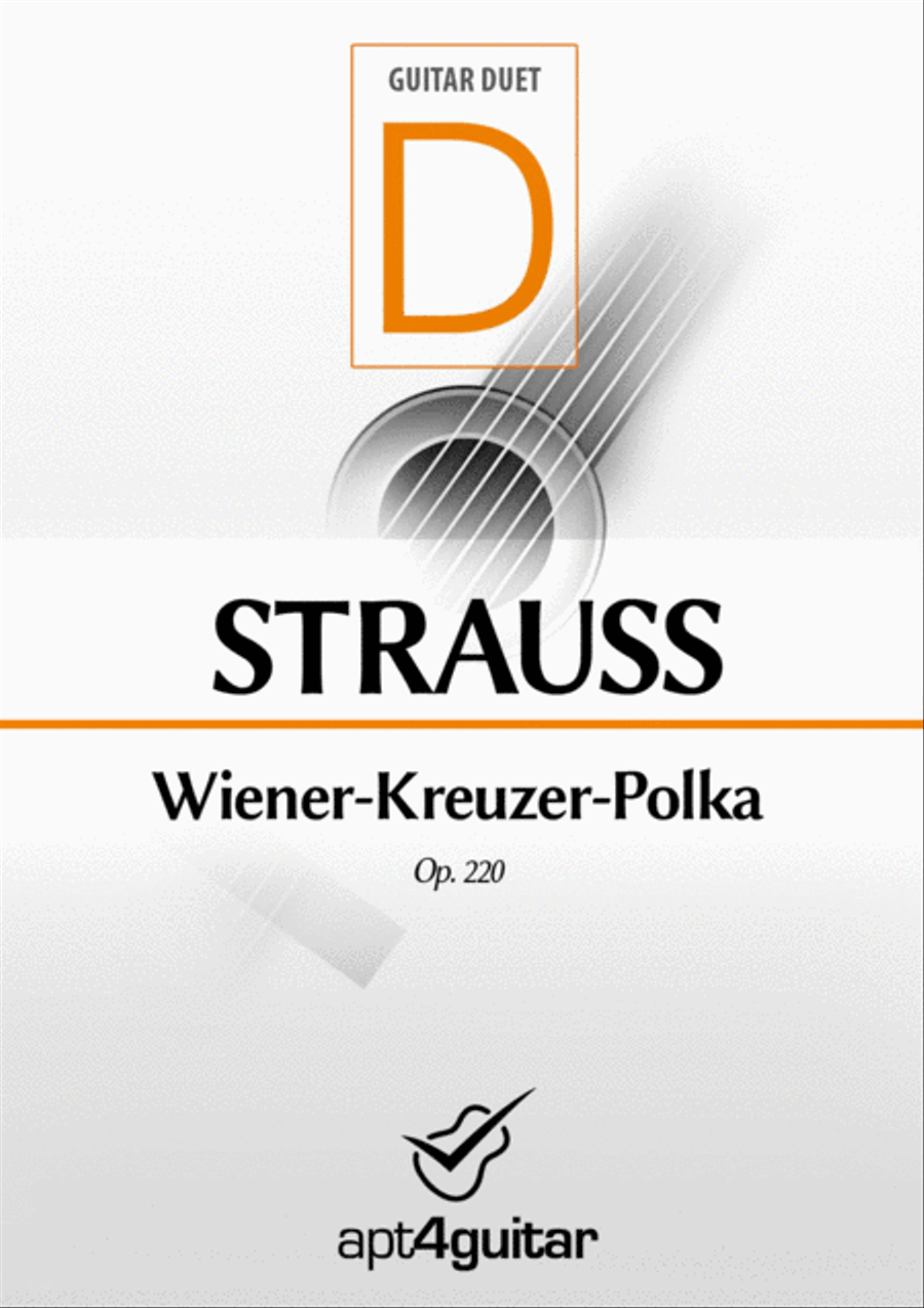 Wiener-Kreuzer-Polka Wiener-Kreuzer-Polka Classical Guitar scores gallery preview page 1