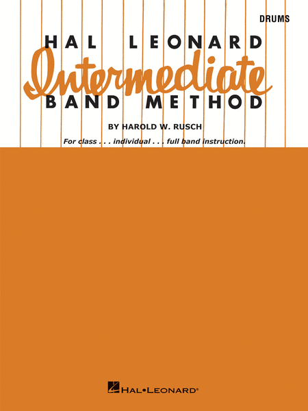 Hal Leonard Intermediate Band Method Drum