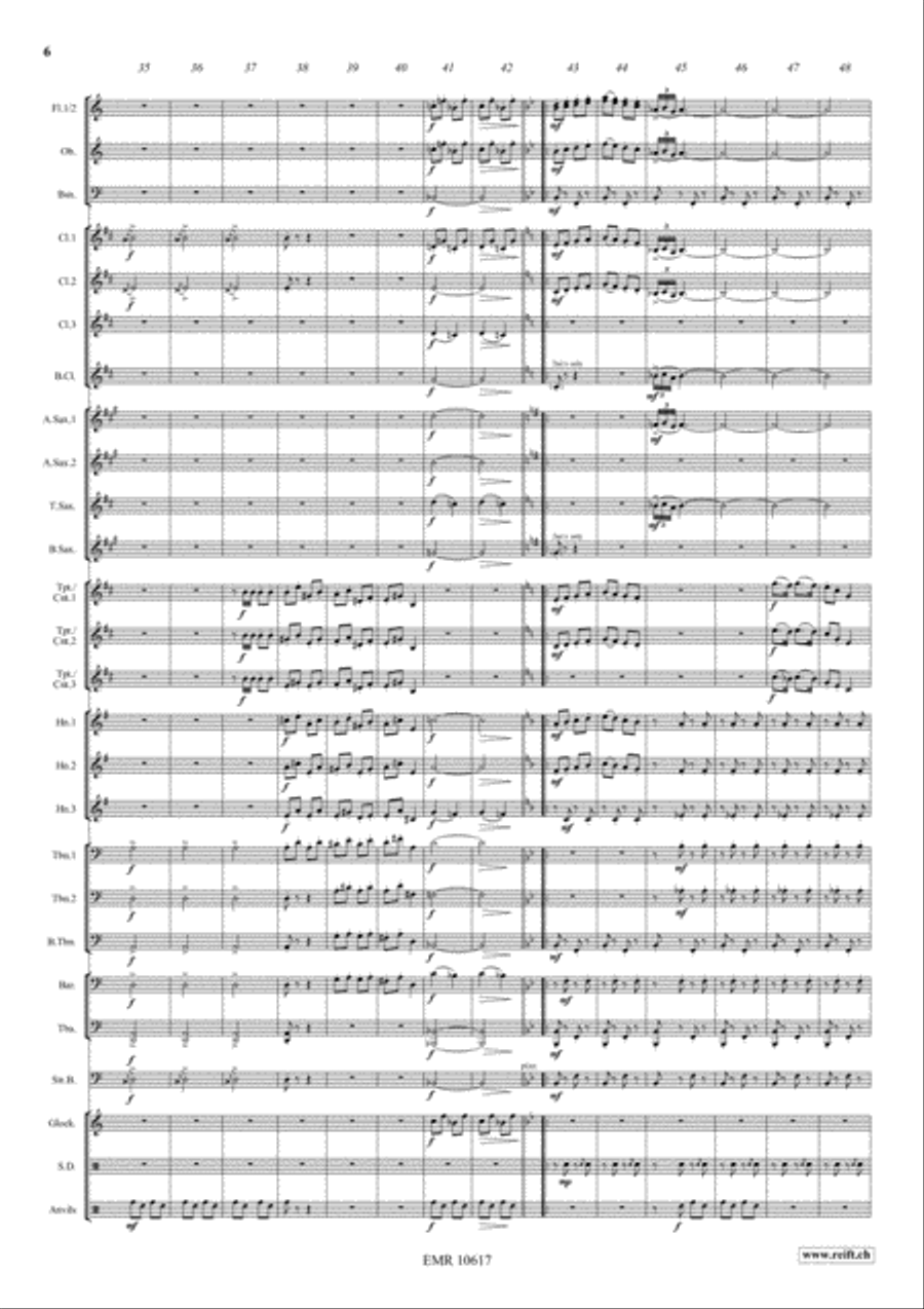 Blacksmith Polka Concert Band scores gallery preview page 7