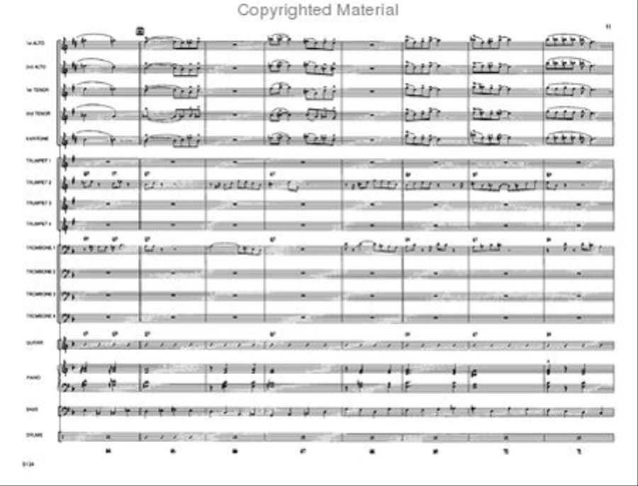 Jazz-Me Blues Jazz Ensemble scores gallery preview page 10
