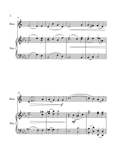 Ave Verum Corpus - Tuba (TC) and Piano - Intermediate level image number null