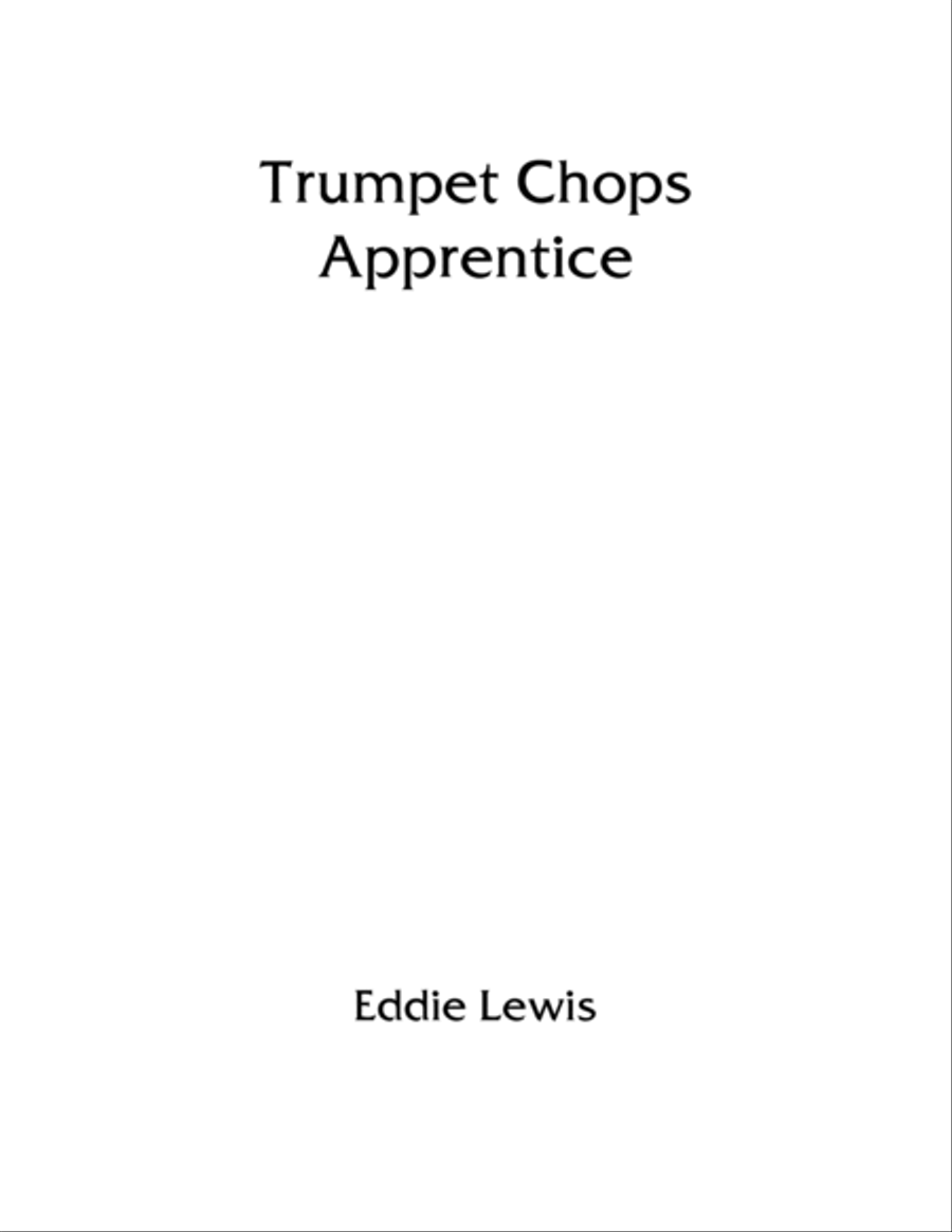 Trumpet Chops Apprentice | Daily Routine Book Trumpet Solo scores gallery preview page 4