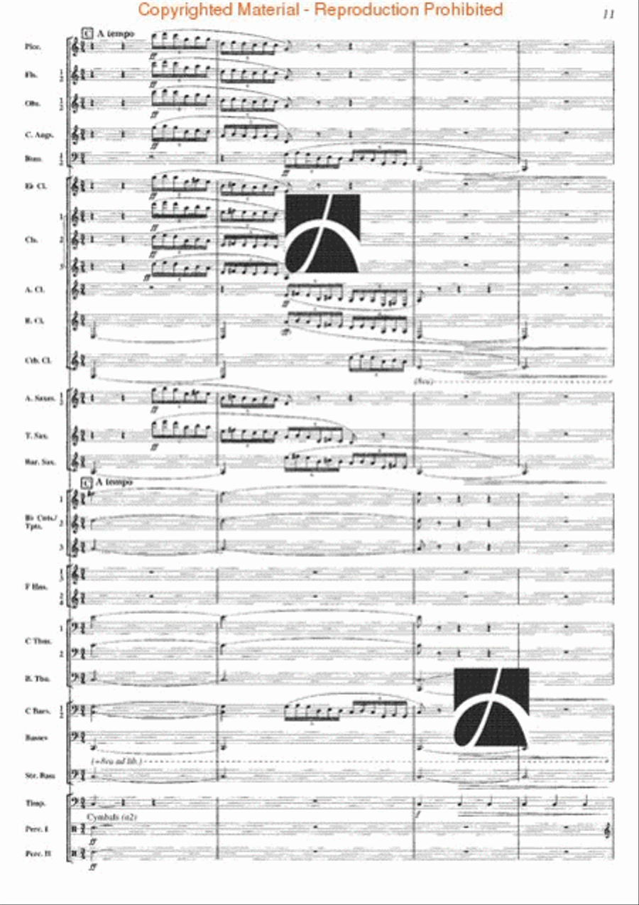 Homage Concert Band scores gallery preview page 10