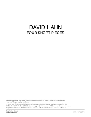 Book cover for Four short pieces