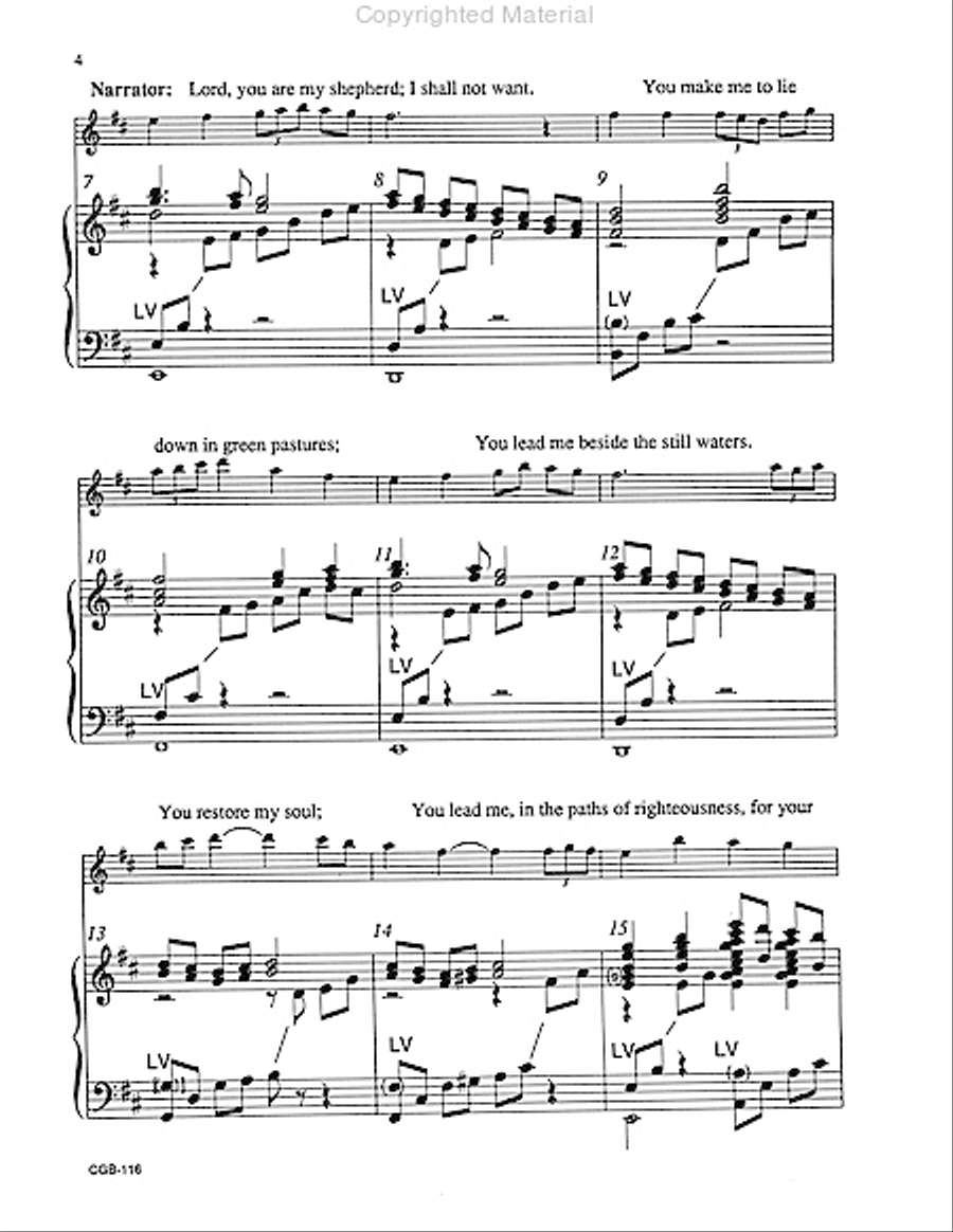 The Shepherd's Psalm Handbell Choir scores gallery preview page 3