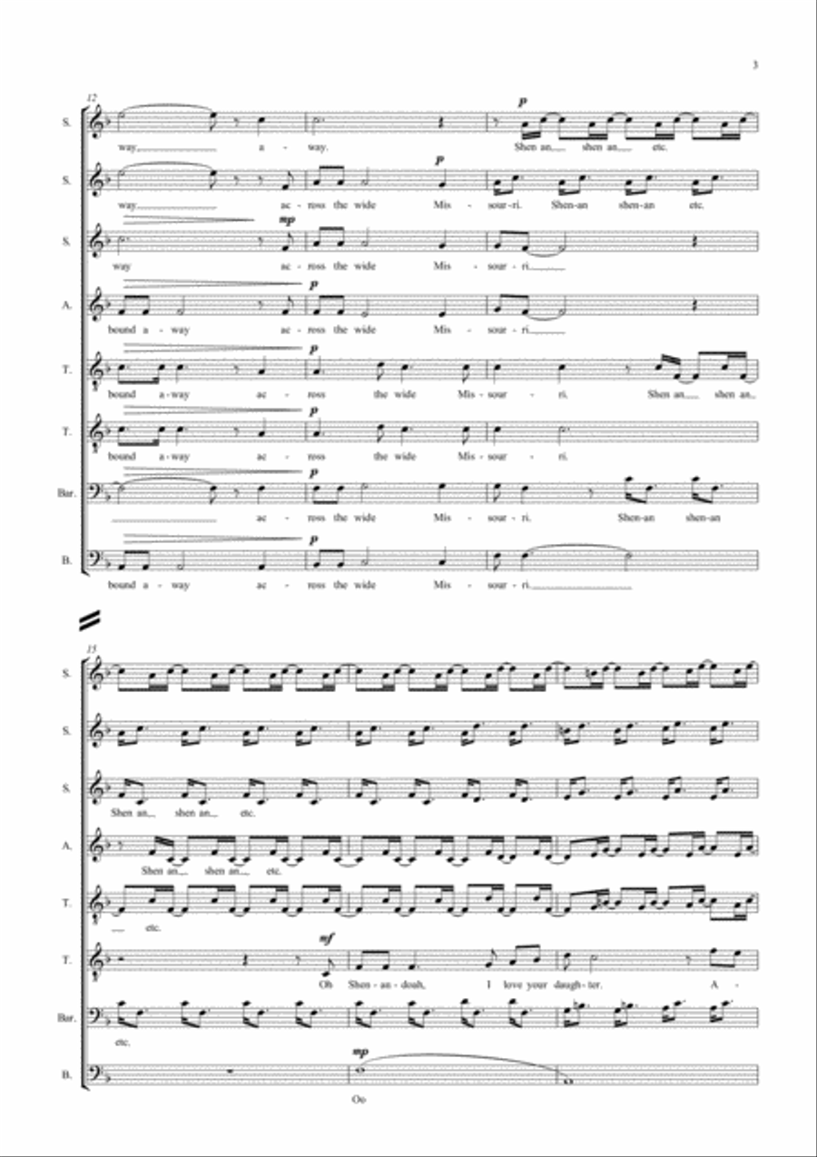 Shenandoah Shenandoah Divisi scores gallery preview page 3