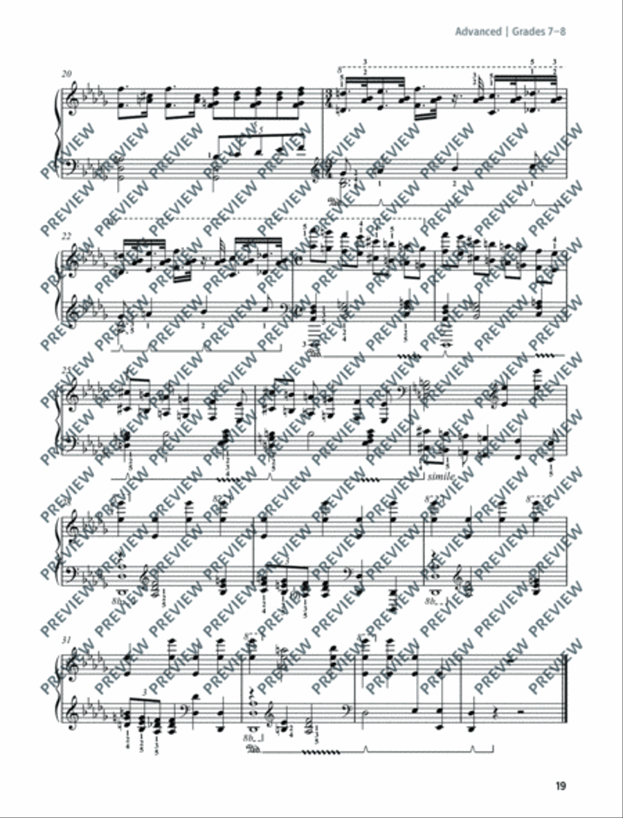 Women Composers Piano Solo scores gallery preview page 20