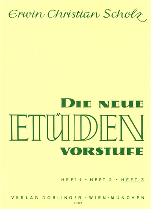 Book cover for Die neue Etudenvorstufe Band 3