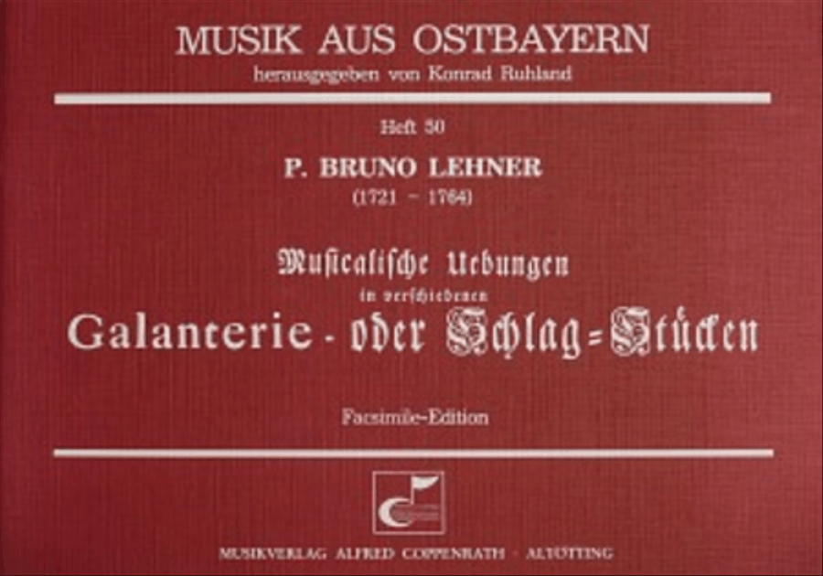 Musikalische Ubungen in verschiedenen Galanterie- oder Schlagstucken Organ scores gallery preview page 1