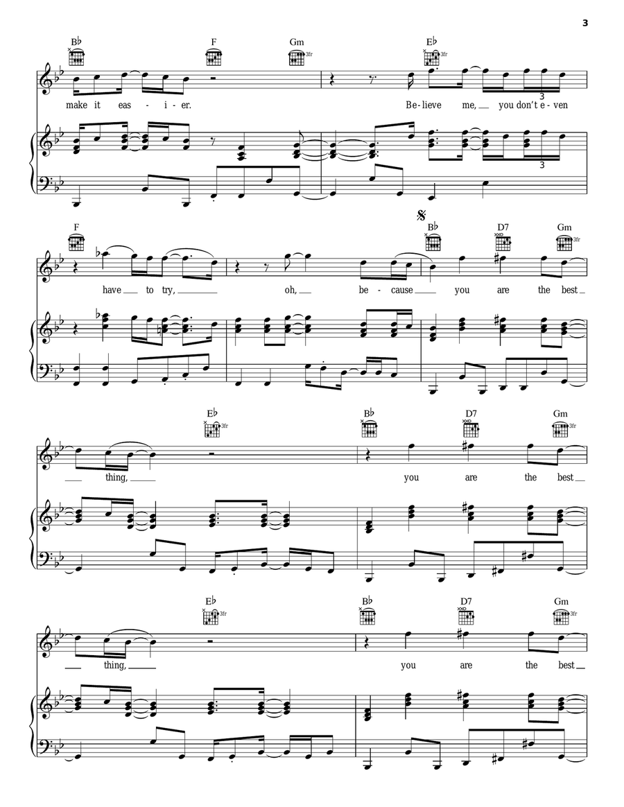 You Are The Best Thing You Are The Best Thing Acoustic Guitar scores gallery preview page 3