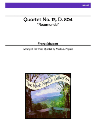 Quartet in A minor, Op. 29, No. 13, D. 804 "Rosamunde" for Wind Quintet