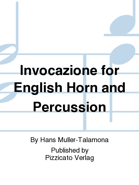 Invocazione for English Horn and Percussion