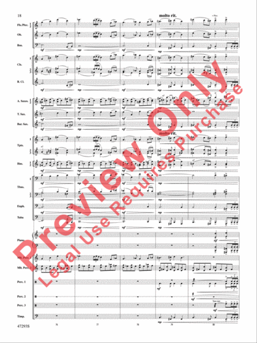 Phantasmagoria Concert Band scores gallery preview page 19