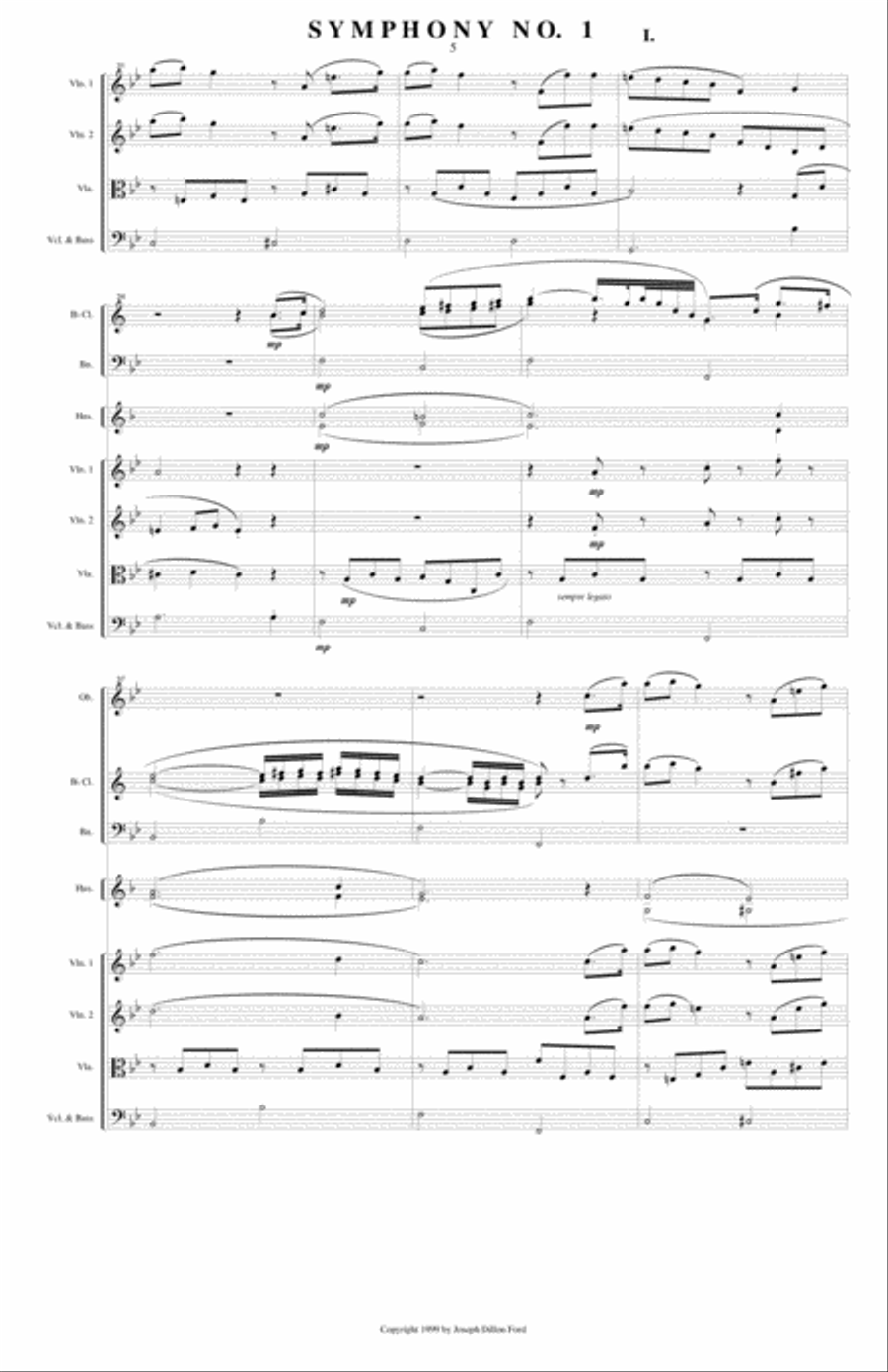 Symphony No 1 G Minor (