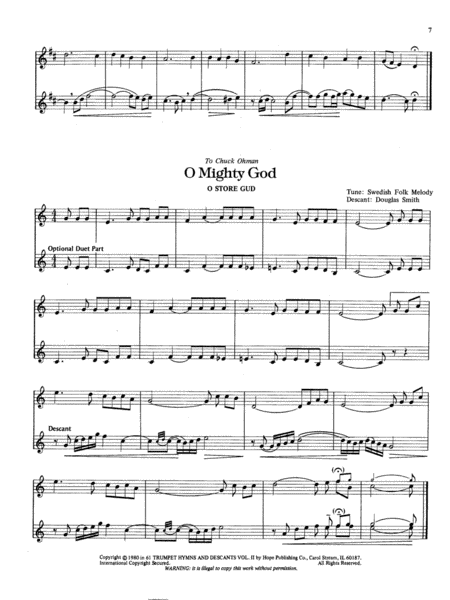 61 Trumpet Hymns and Descants, Vol. 2