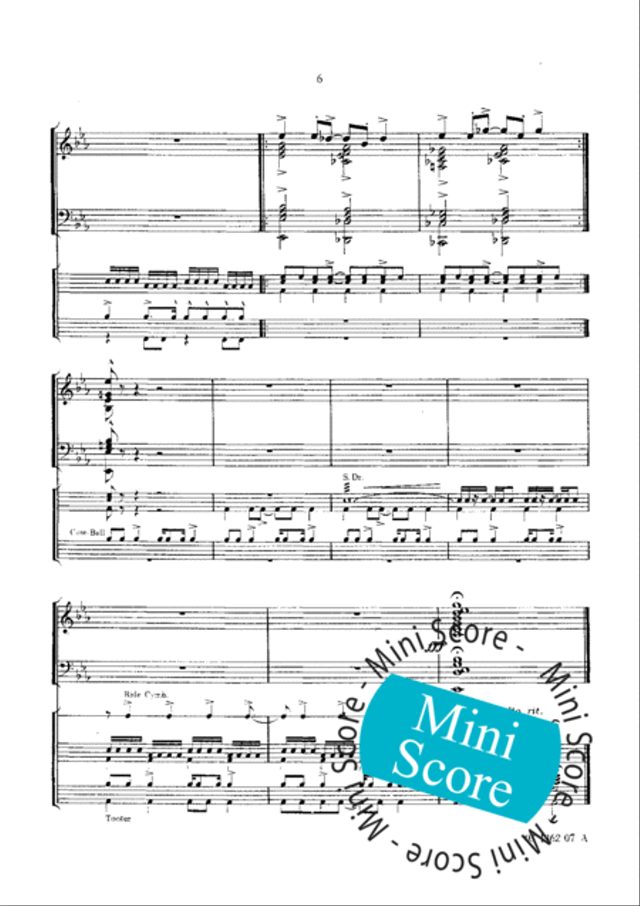 Fascinating Drums / Pavane In Blue Fanfare Band scores gallery preview page 30