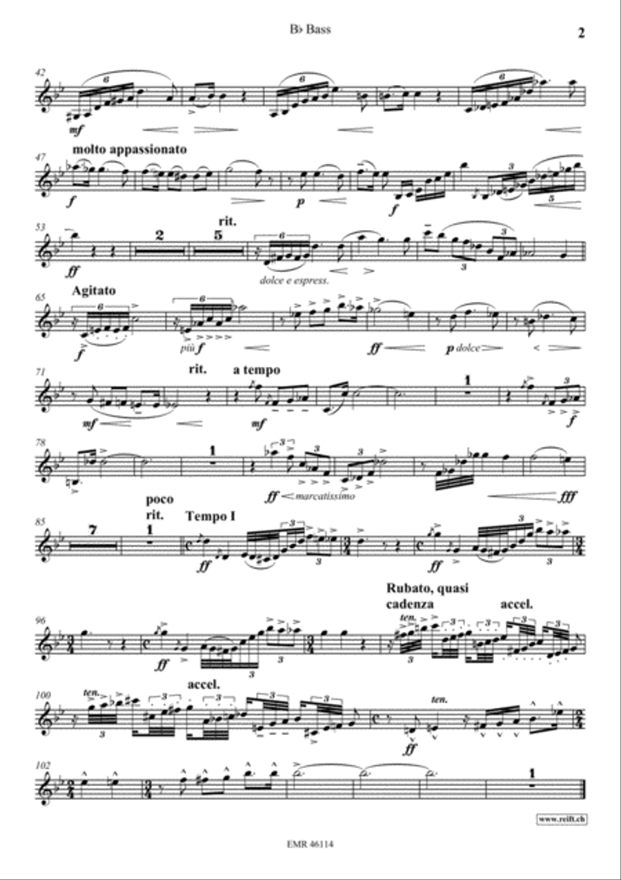 Poeme No. 1 Piano Accompaniment scores gallery preview page 3
