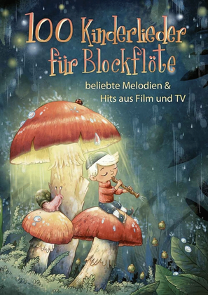 Book cover for 100 Kinderlieder für Blockflöte