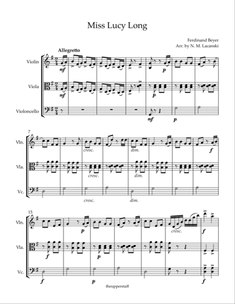 Miss Lucy Long String Trio scores gallery preview page 2