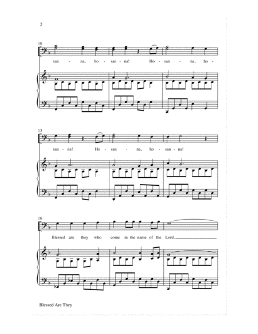 Blessed Are They 4-Part scores gallery preview page 3