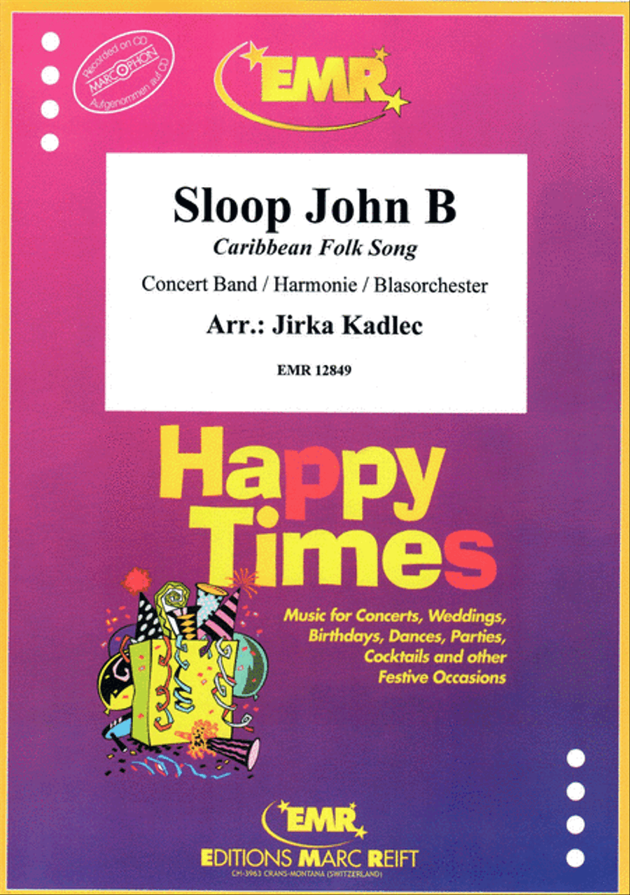 Sloop John B Concert Band scores gallery preview page 1