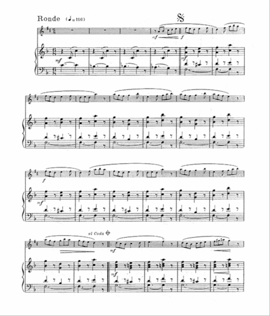 Complainte et Ronde Complainte et Ronde Piano Accompaniment scores gallery preview page 2