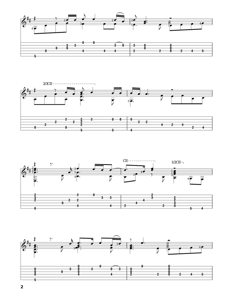A Whiter Shade Of Pale A Whiter Shade Of Pale Acoustic Guitar scores gallery preview page 2
