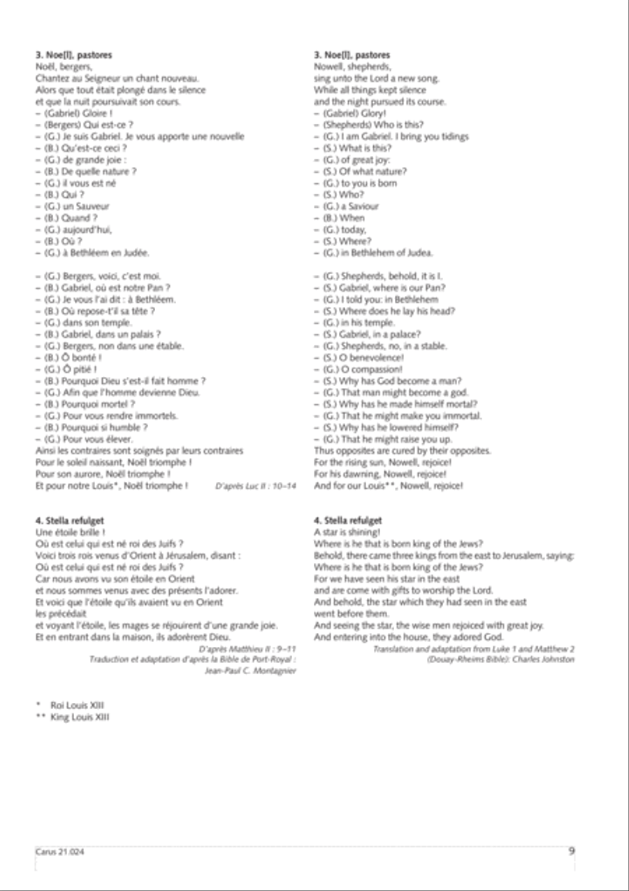 Four Christmas motets (Vier Motetten fur die Weihnachtszeit) Score scores gallery preview page 10