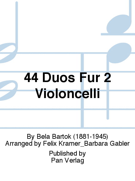 44 Duos Für 2 Violoncelli