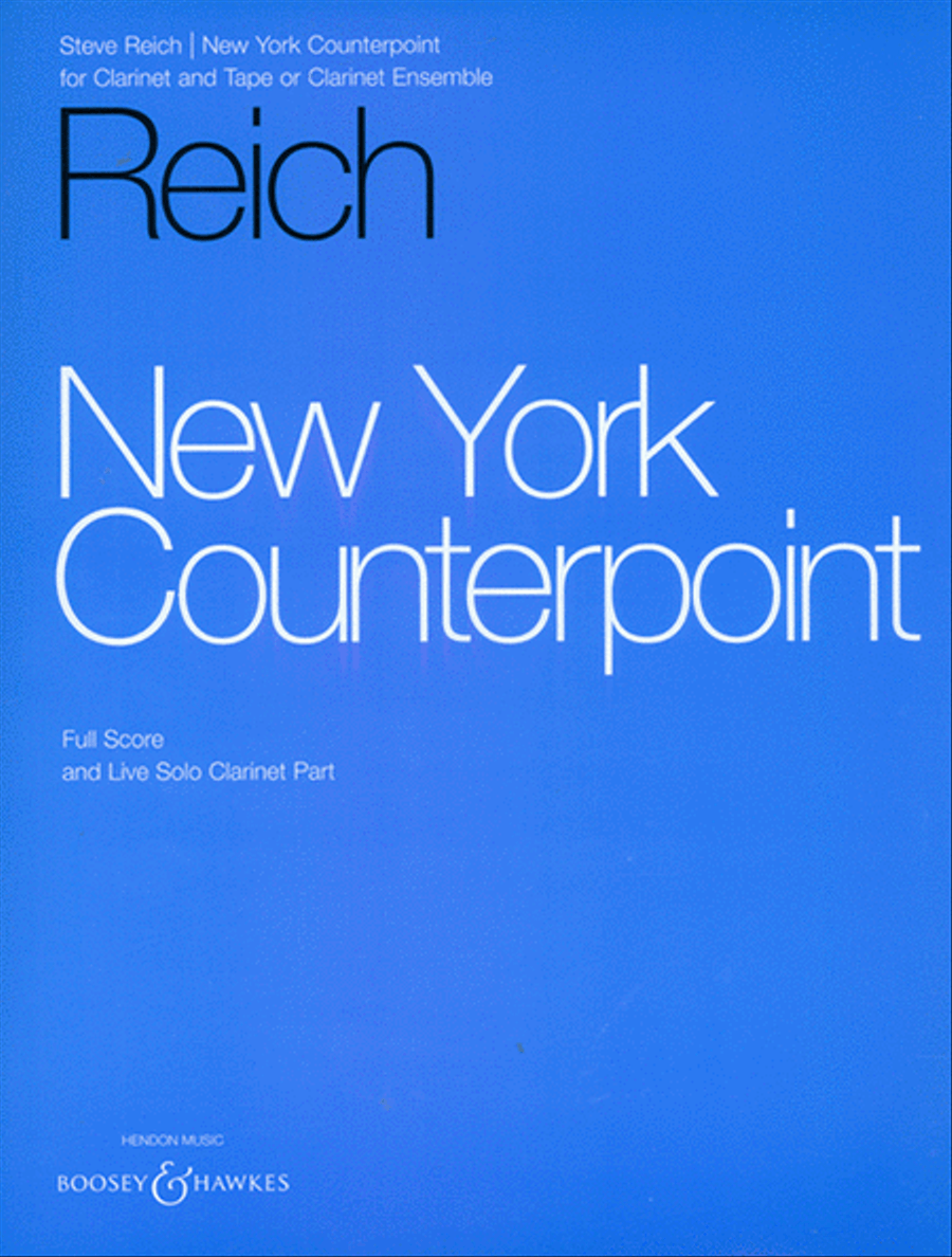 New York Counterpoint Clarinet Solo scores gallery preview page 1