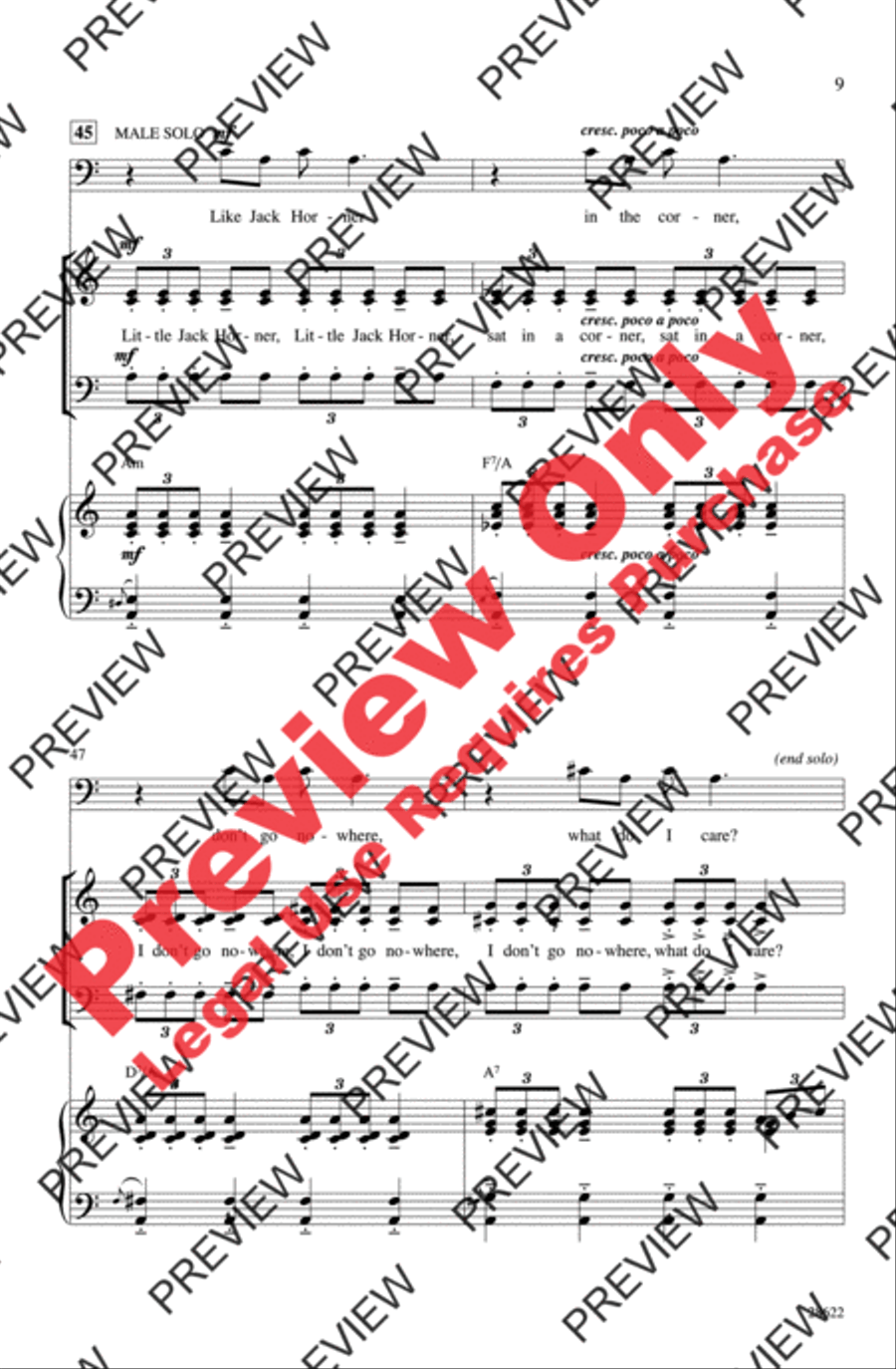 Ain't Misbehavin' 3-Part scores gallery preview page 8
