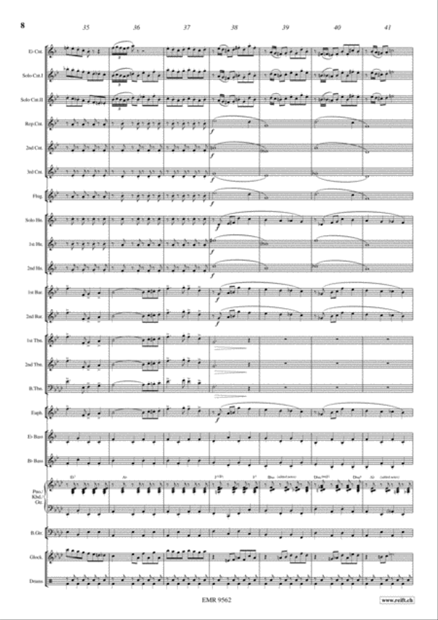 Giulietta Degli Spiriti Brass Band scores gallery preview page 9