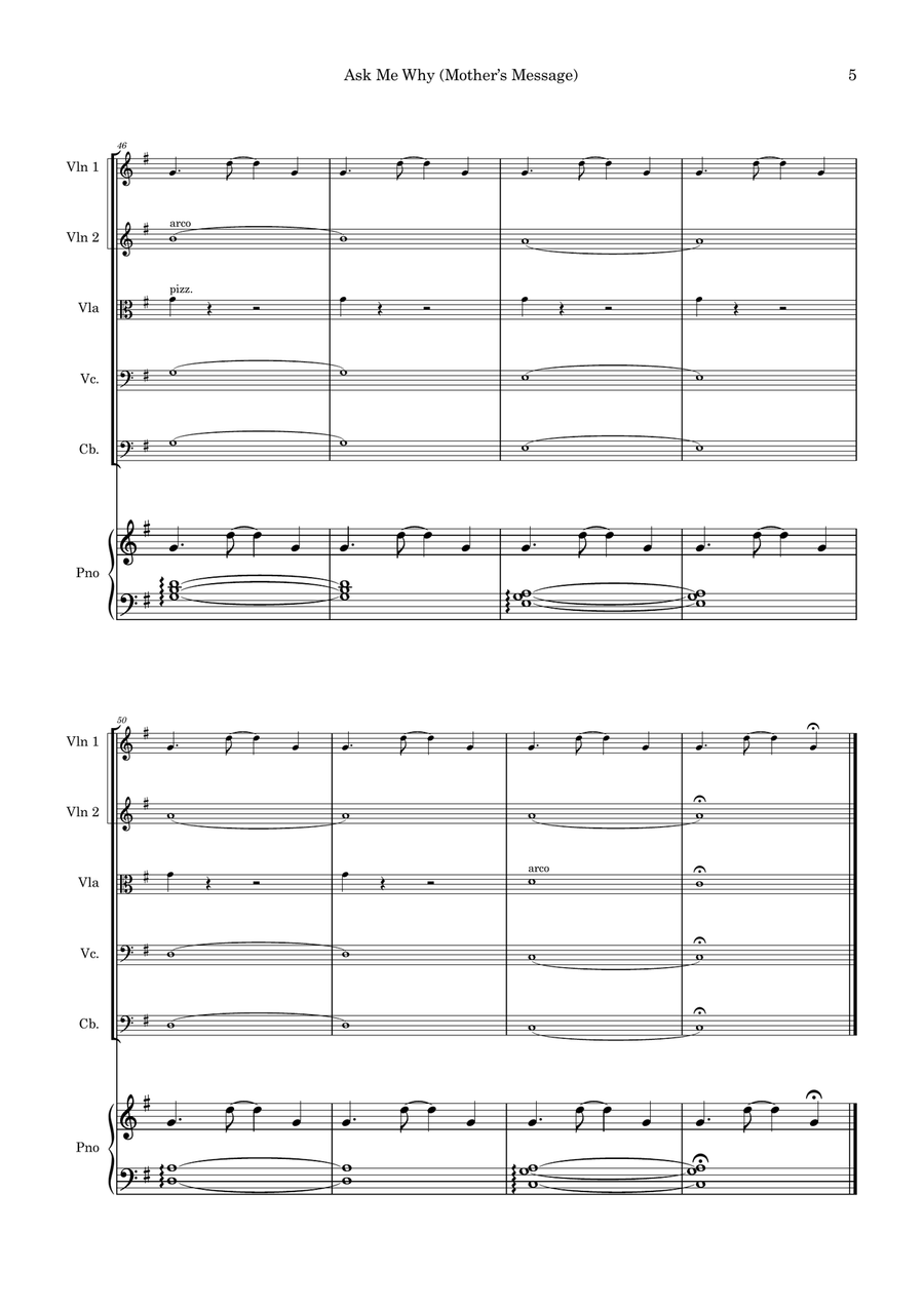 The Boy And The Heron String Orchestra scores gallery preview page 5