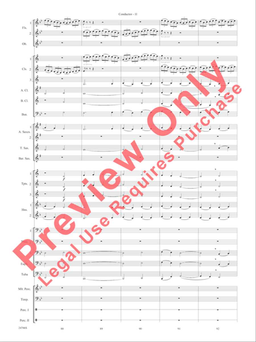 Folk Songs from the British Isles Concert Band scores gallery preview page 14