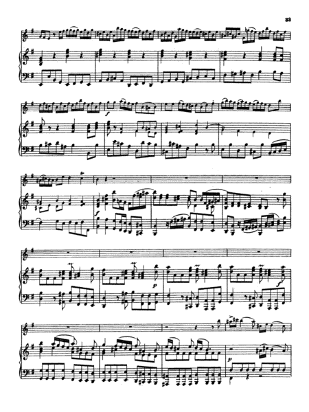Four Concertos for Flute and Piano: 2. Concerto in G Major